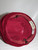 "Parkridge" Rich Red Velvet Ruched Pillbox Hat