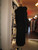 SOLD "Lee Menichetti" 2pc. Black Thin Strap Dress w/ Bow Details & Jacket w/ Bow Epaulets