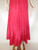 "J.L Hudson Co." French Rose Taffeta w/ Large Collar Long Short Sleeve Dress