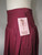 "Yves Saint Laurent" Cranberry Tea-Length Peasant Skirt