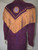 "Frontier" 2pc. Purple Suede w/ Brown Fringe Western Skirt & Jacket