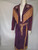 "Frontier" 2pc. Purple Suede w/ Brown Fringe Western Skirt & Jacket