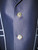 "Kosins" Navy Suit with Light Blue Trim & Gold Dragon Buttons