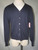 "Abercrombie & Fitch" Navy V-Neck Button Down Sweater