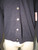 "Abercrombie & Fitch" Navy V-Neck Button Down Sweater