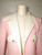 "Chanel" 3pc. Baby Pink Suit w/ Gold Buttons