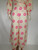 2pc Cream w/ Pink Abstract Flowers Shirt & Wide Leg Pants