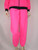 "Flying Colors" 2pc Neon Pink Jogging Suit