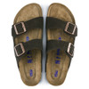 Birkenstock Arizona Soft Footbed Mocha Suede Leather - Unisex Sandal 