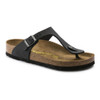 Birkenstock Gizeh Black Oiled Leather - Women's Sandal