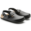 Birkenstock Tokyo Super Grip Black Leather - Unisex Clog