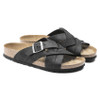  Birkenstock - Lugano Sandal - Camberra Black Oiled Leather