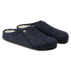 Birkenstock Zermatt Shearling Dark Blue Wool Felt - Women's Clog