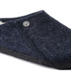 Birkenstock Zermatt Shearling Dark Blue Wool Felt - Women's Clog