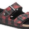  Birkenstock - Arizona Shearling Sandal - Plaid Red Wool