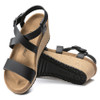 Papillio Sibyl Ring Buckle Black Leather - Women's Sandal (1018677)