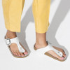 Birkenstock Gizeh Big Buckle White leather - Women's Sandal