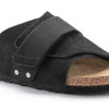 Birkenstock Kyoto Black Nubuck Suede Leather - Women's Sandal