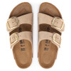 Birkenstock Arizona Big Buckle Sandcastle Nubuck Leather - Women's Sandal