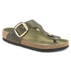 Birkenstock Gizeh Big Buckle Olive Green Oiled Leather - Women's Sandal