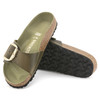 Birkenstock Madrid Big Buckle Olive Green Oiled Leather - Women's Sandal