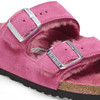 Arizona Shearling Fuchsia Suede Leather - Women's Sandal (1025554)