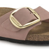 Birkenstock Madrid Big Buckle Old Rose Nubuck Leather - Women's Sandal