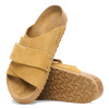 Kyoto Corduroy Cork Brown Suede Leather - Women's Sandal (1025642)