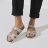 Franca Vegan Iridescent Matcha Micro Fiber - Women's Sandal