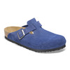 Birkenstock Boston Corduroy Indigo Suede - Women's Clog