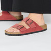 Birkenstock Arizona Corduroy Sienna Red Suede - Women's Sandal