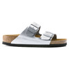 Birkenstock Arizona Birko Flor Silver - Women's Sandal