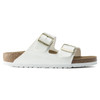 Birkenstock Arizona Birko Flor Patent White - Women's Sandal