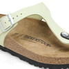 Birkenstock Gizeh Faded Lime Nubuck Leather - Women's Sandal