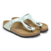 Birkenstock Gizeh Birko Flor Patent Surf Green - Women's Sandal