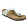 Birkenstock Gizeh Birko Flor Patent Surf Green - Women's Sandal