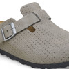 Birkenstock Boston Dotted Stone Coin Suede Leather - Women's Clog