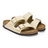 Birkenstock Arizona Soft Footbed Ecru Nubuck Leather - Women's Sandal