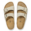 Birkenstock Arizona Platform Eucalyptus Nubuck Leather - Women's Sandal