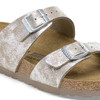 Birkenstock Sydney Washed Taupe Silver - Women's Sandal