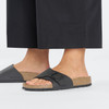 Birkenstock Catalina Birko Flor Black Leather - Women's Sandal