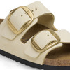 Birkenstock Arizona Big Buckle Ecru Nubuck Leather - Women's Sandal