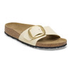 Birkenstock Madrid Big Buckle Ecru Nubuck Leather - Women's Sandal