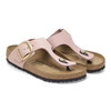 Birkenstock Gizeh Big Buckle Soft Pink Nubuck - Women's Sandal