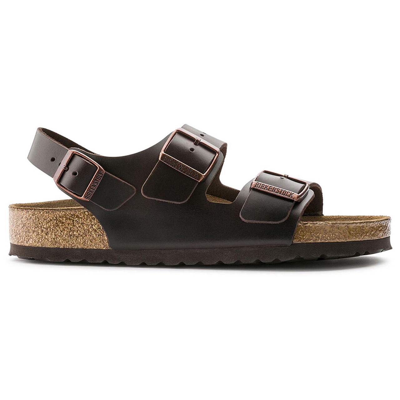 birkenstock milano unisex soft footbed leather sandal