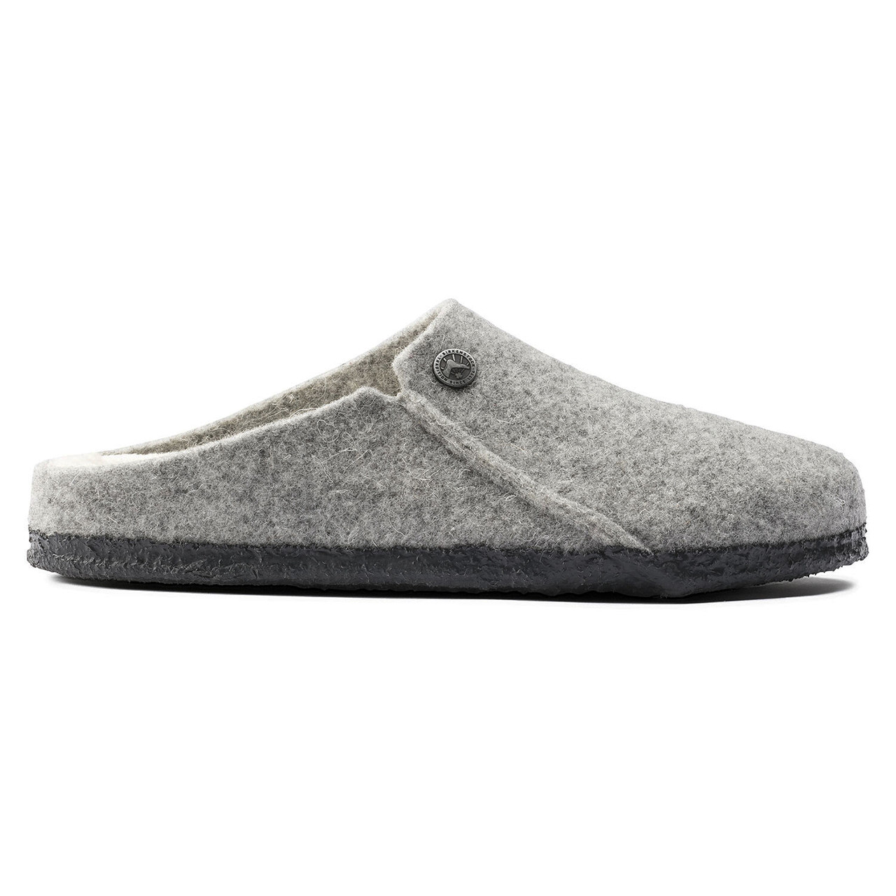 gray birkenstock clogs