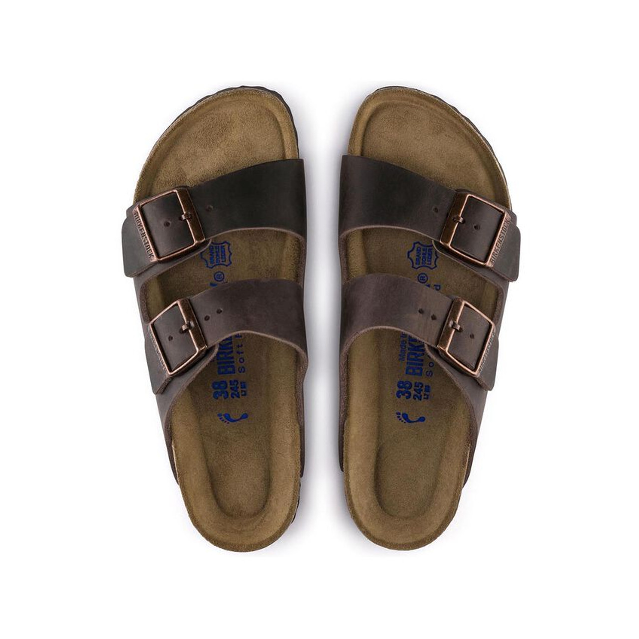 Næsten inflation Generalife Birkenstock - Arizona Sandal Soft Footbed - Habana Oiled Leather