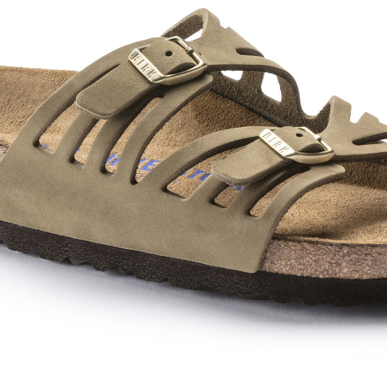 Granada Soft Footbed Faded Khaki Nubuck - Sandal (1018820)