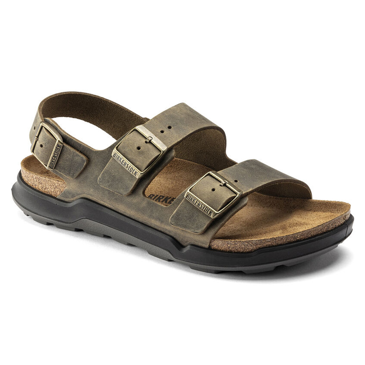 Columbus Brand Men's AB-949 Sports Sandal (Brown/Orange) :: RAJASHOES