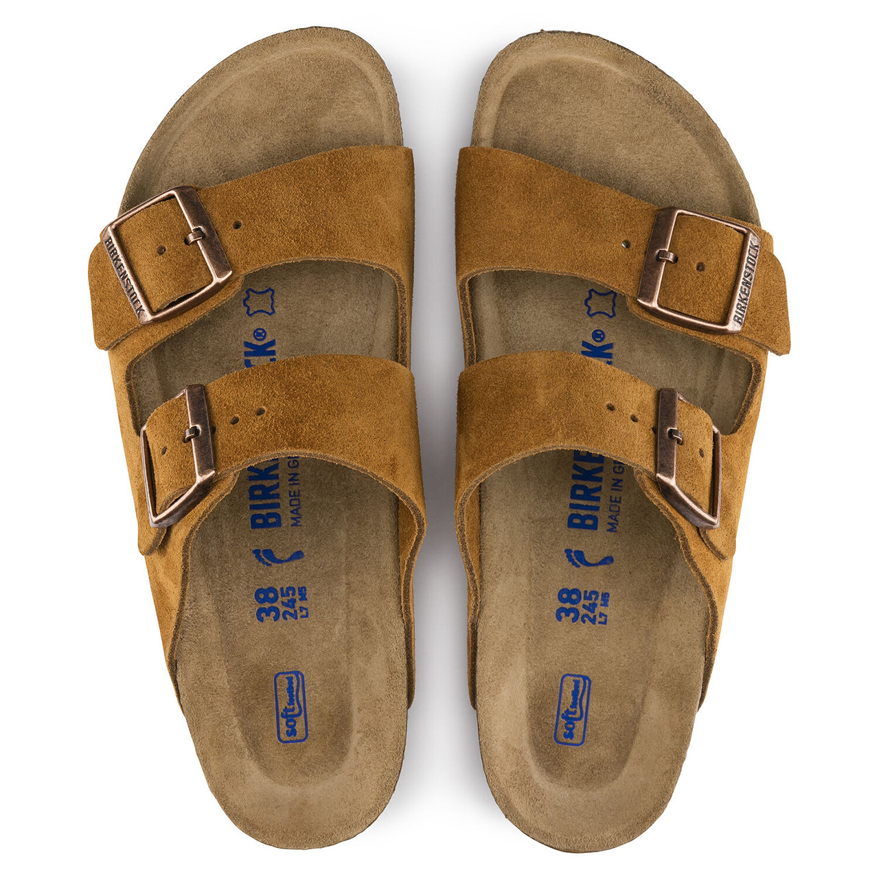 Arizona Soft Footbed Mink Suede Leather Unisex Sandal - Simply Birkenstock